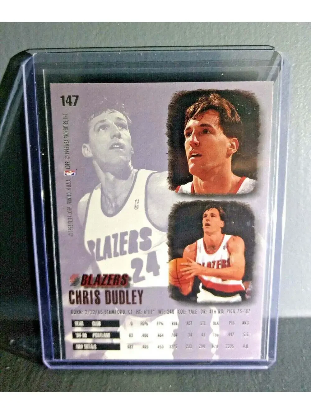 1995-96 Chris Dudley Fleer Ultra #147 Basketball Card